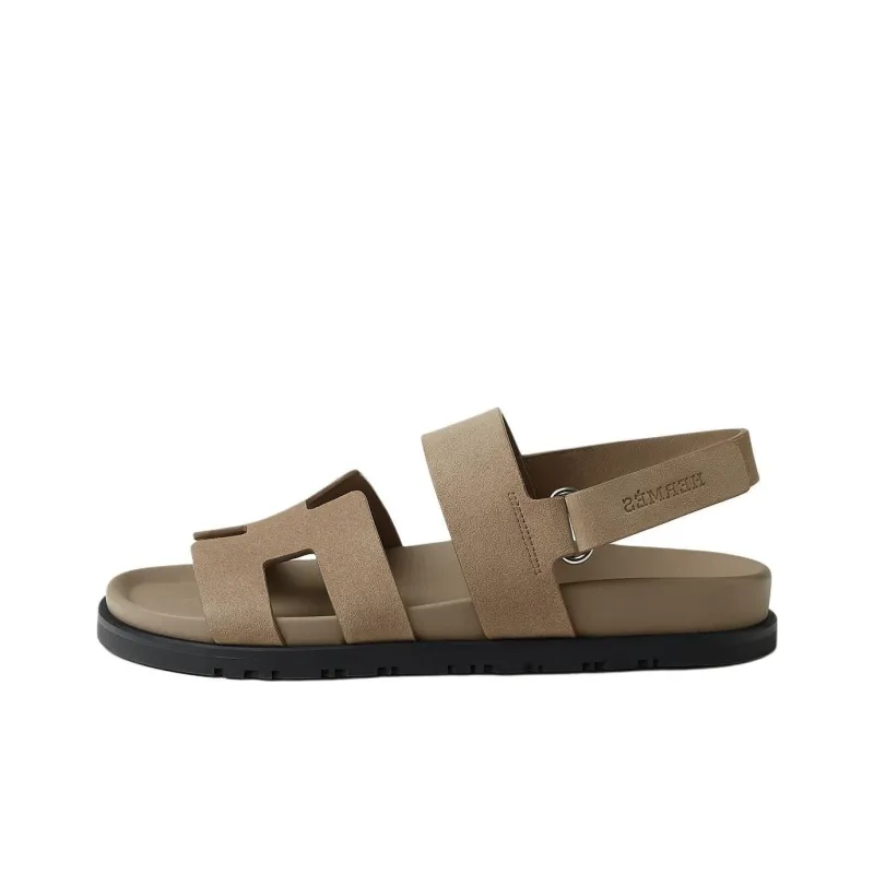HERMES Genius Strap Sandals Women's Sandy Beige-0