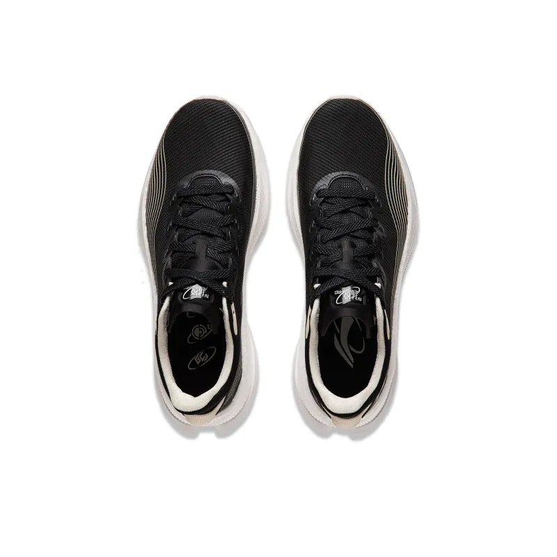 LiNing Yueying 4PRO Cushioning Anti-Slip And Wear-Resistant Support Rebound Low-Top Running Shoes Men's Black-3