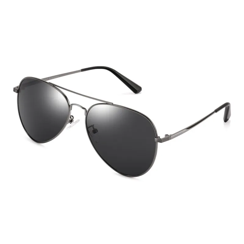 JIGOTT Plate And Metal Aviator Sunglasses Men's-0