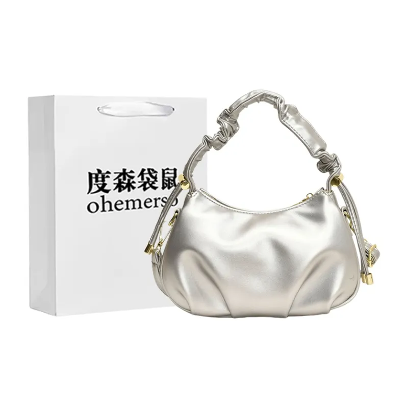 Dusen Kangaroo PU Handbag, Crossbody Bag Women's Multicolor-4