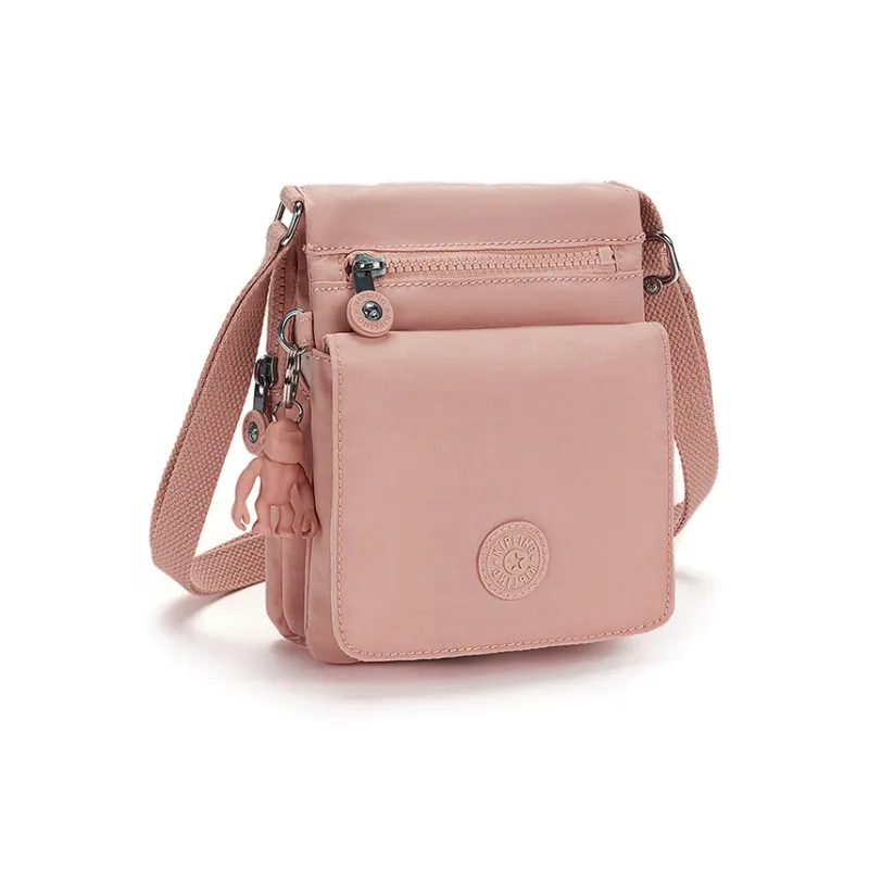 Kipling Cell Phone Pouch, Shoulder Bag Polyamide Regular Unisex Delicate Pink-1