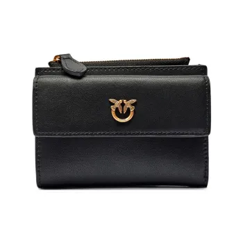PINKO Leather Wallet Women's Black