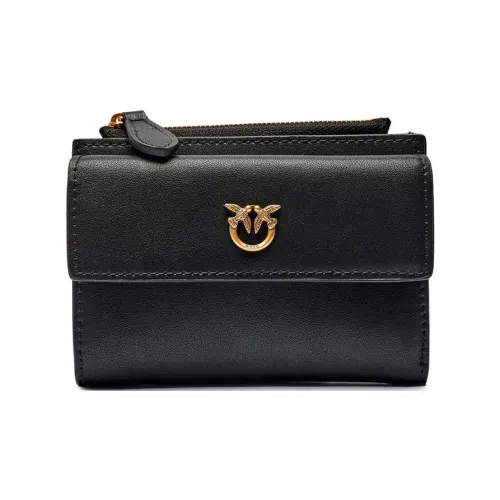 PINKO Leather Wallet Women's Black