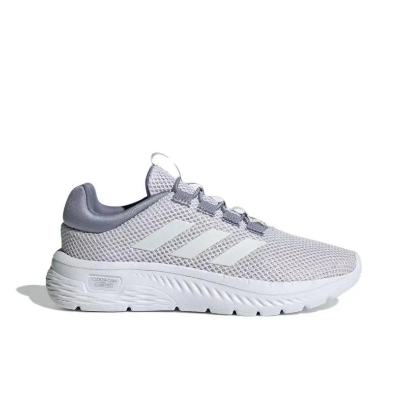 Adidas Cloudfoam Comfy Dash Grey Cloud White Silver Violet Women's-1