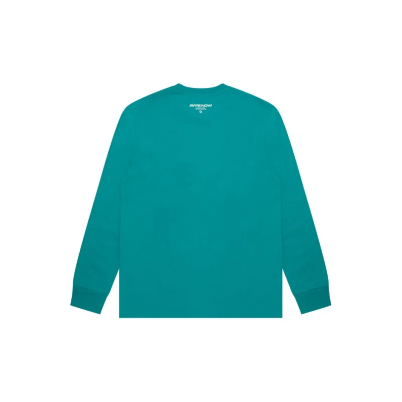 Aape Moonface Logo Long Sleeve T shirt-3