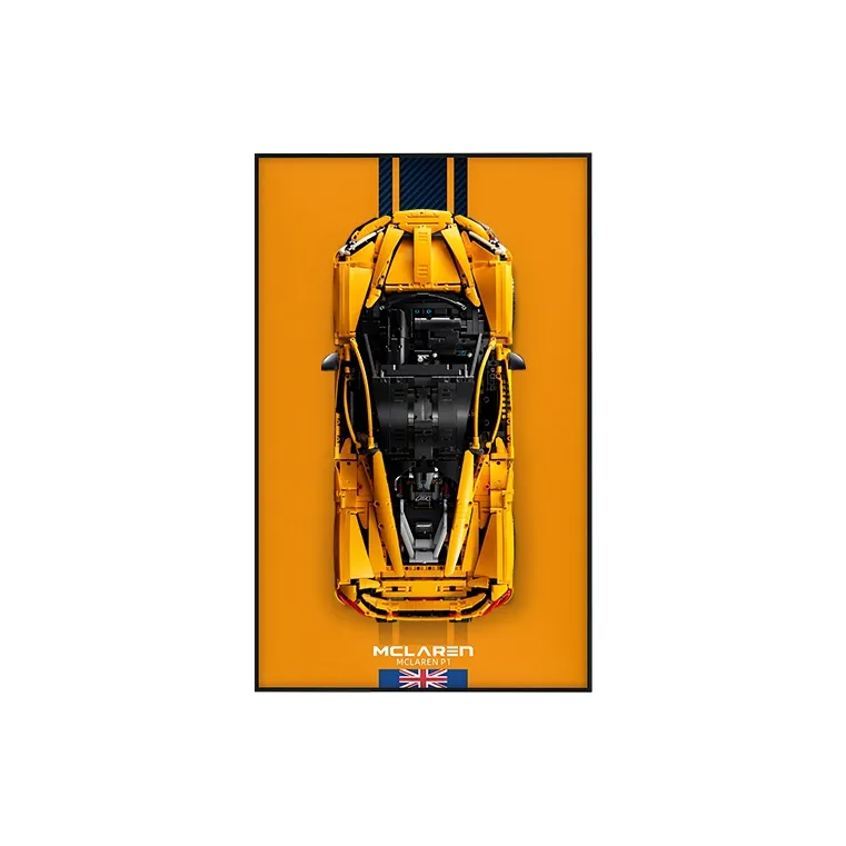 LIGHT YOUR BRICKS LeYiBai Compatibility Building Block 42172 McLaren P1 Racing Storage Box Model Accessories-19