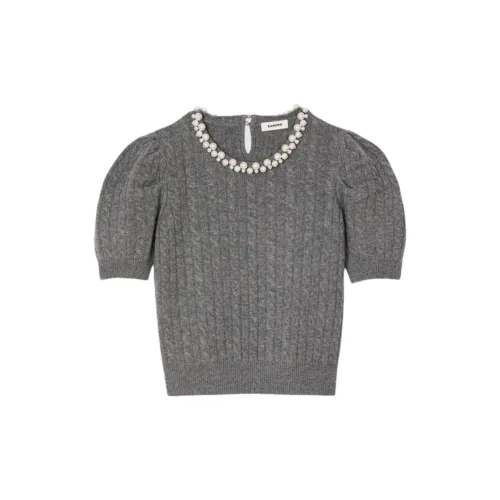 Sandro Sweaters Women's Gray