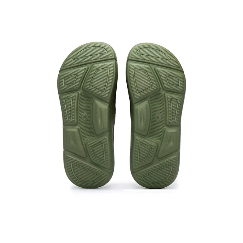 ENBO Quiet Slide Slippers Men's Avocado Green-5