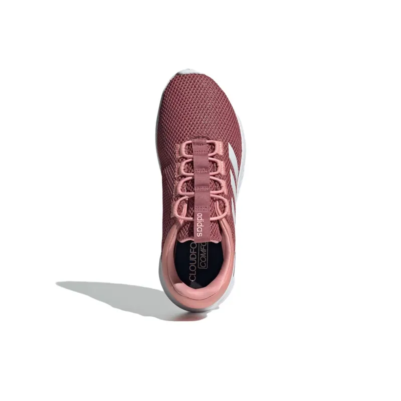 Adidas Cloudfoam Comfy Preloved Crimson Cloud White Semi Pink Spark Women's-3