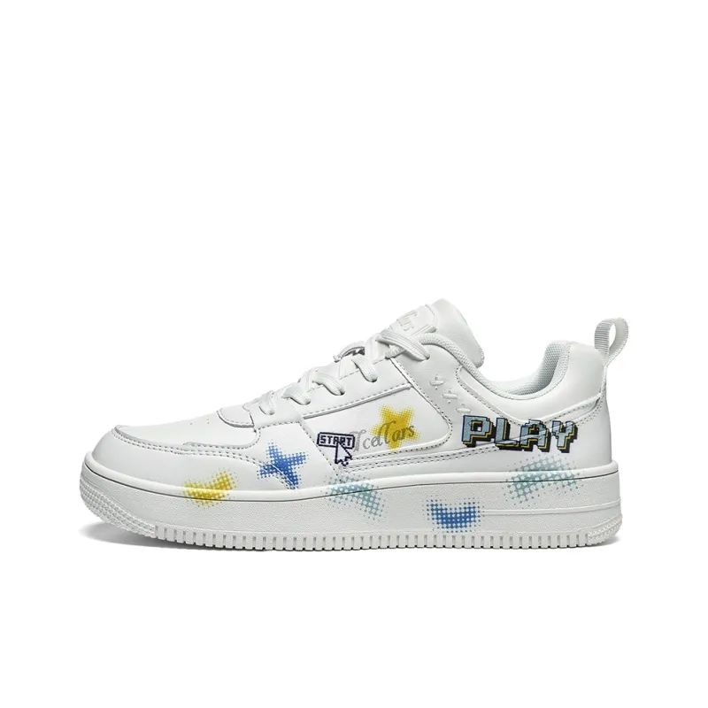 TCELLARS Skateboard Shoes Unisex Low Top White-103