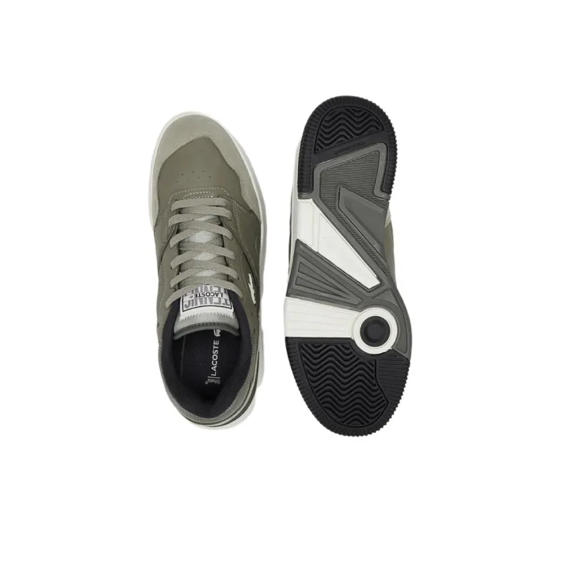 LACOSTE Anti Slip Wear Resistant Low Top Skateboard Shoes Men's Green-4
