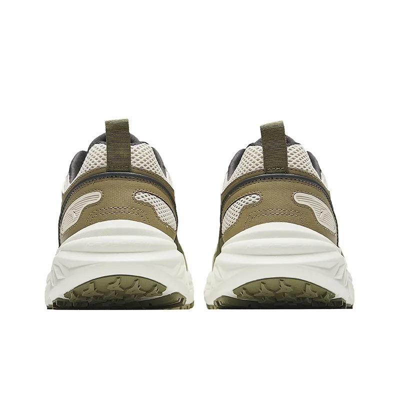 Anta Lightweight Low Top Casual Running Shoes Men's Mud Sand Gray Dried Wood Color-3