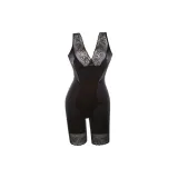 Boxer with Back Zipper Black