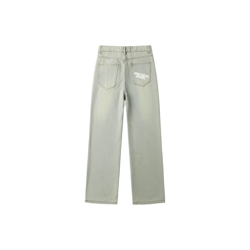 AFTER SCHOOL SPECIAL Jeans Unisex Yellow Mud-1