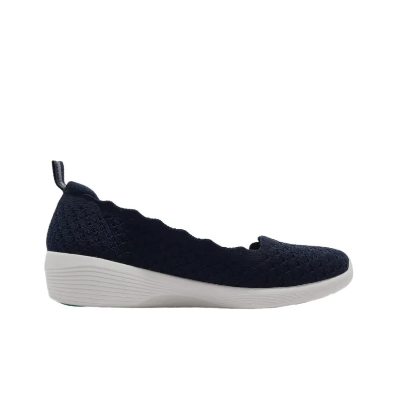 Skechers Arya Slip-Resistant Low-Top Casual Shoes Women's Blue-1