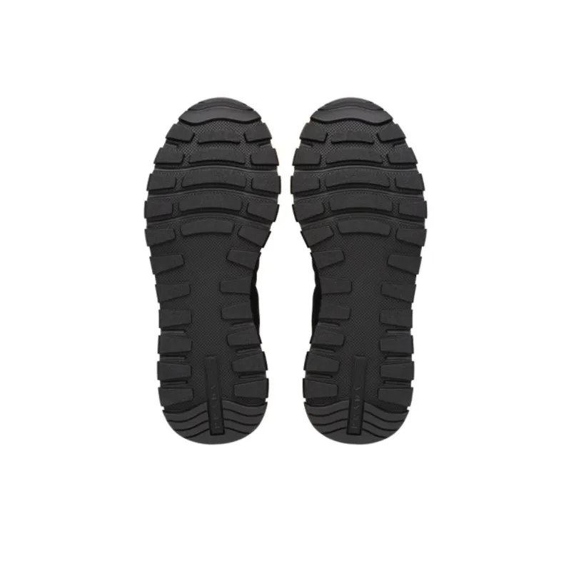 PRADA Prax 01 High Top Re Nylon And Brushed Leather Black-4