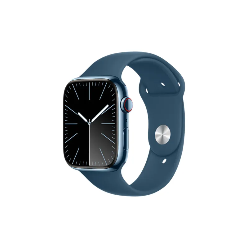 FZRT Apple Compatibility Watch Band Official Same Style Solid Color Liquid Silicone Strap Silicone Material-8