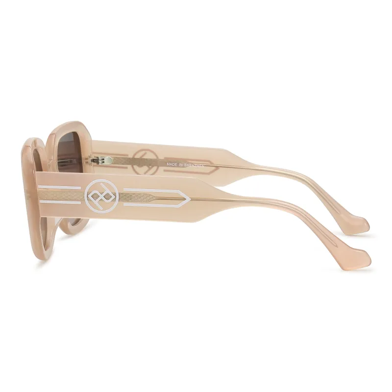 SUYAN Plate Frame Square Sunglasses Unisex-17