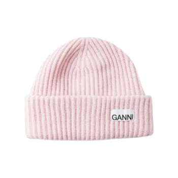 GANNI Rib Knit Acc Beanie