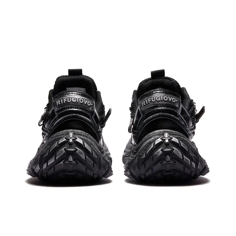 RIFUGIO VO' Abrasion Resistant Height Increasing Low Top Chunky Sneakers Unisex-33