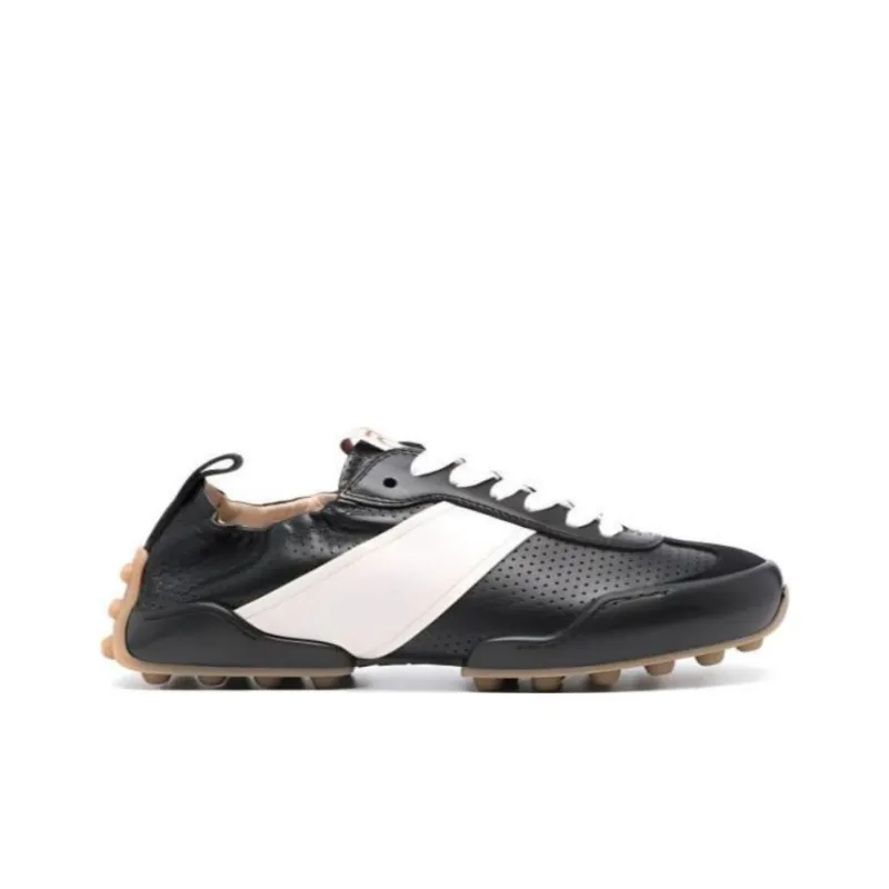 TOD'S Elasticated-trim Leather Sneakers-1