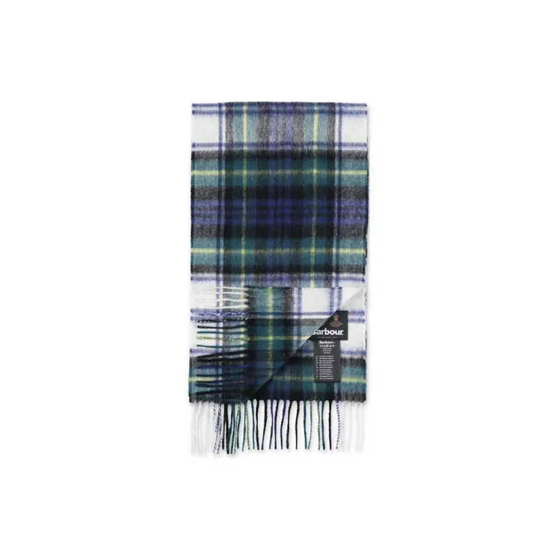 BARBOUR New Check Dress Gordon Tartan Scarf-1