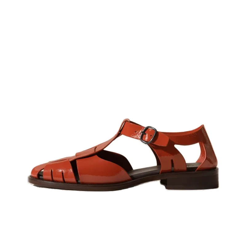 Hereu Pesca Roman Sandals Women's Red Black-0