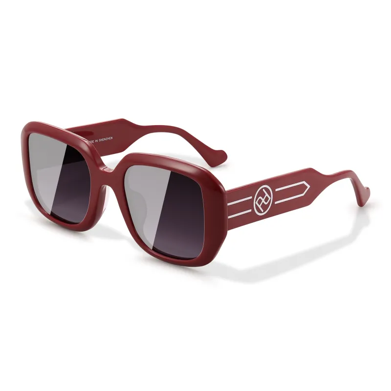 SUYAN Plate Frame Square Sunglasses Unisex-6