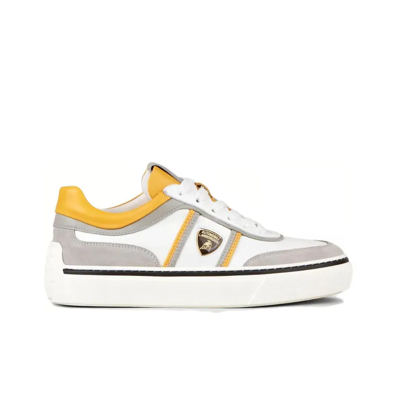 AUTOMOBILI LAMBORGHINI x TOD'S Low-Top Skateboard Shoes Women's Gray-1