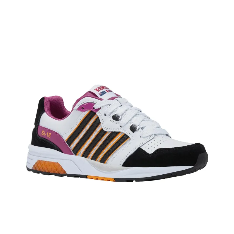 KSWISS Si 18 RANNELL Anti Slip Wear Resistant Low Top Skateboard Shoes Women's Fuchsia-2