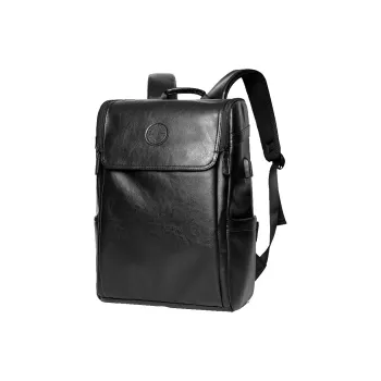 Victorian Traveler PU Backpack Men's Black