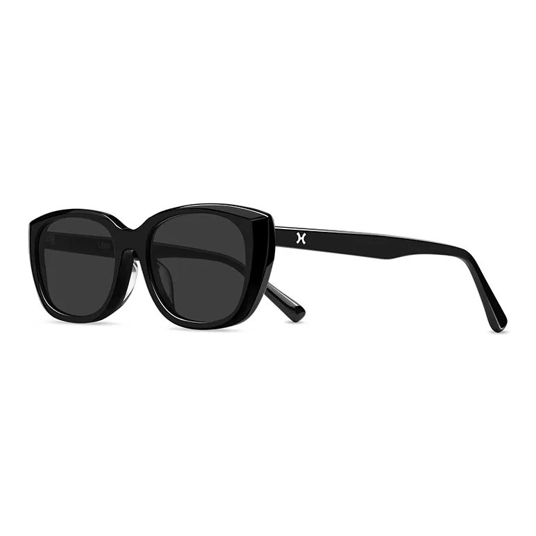 LOHO Plate Frame Oval Sunglasses Unisex Peach Pink-7