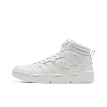 XTEP MAXX LITE Wear Resistant High Top Skateboard Shoes Women's Sail White