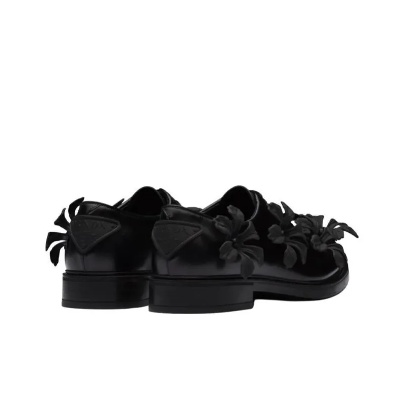 PRADA Dress Shoes Men Low Top Black-4