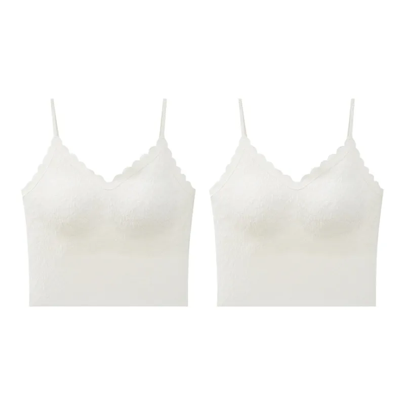 MADALLO Bra Women's 2 Pack White-0
