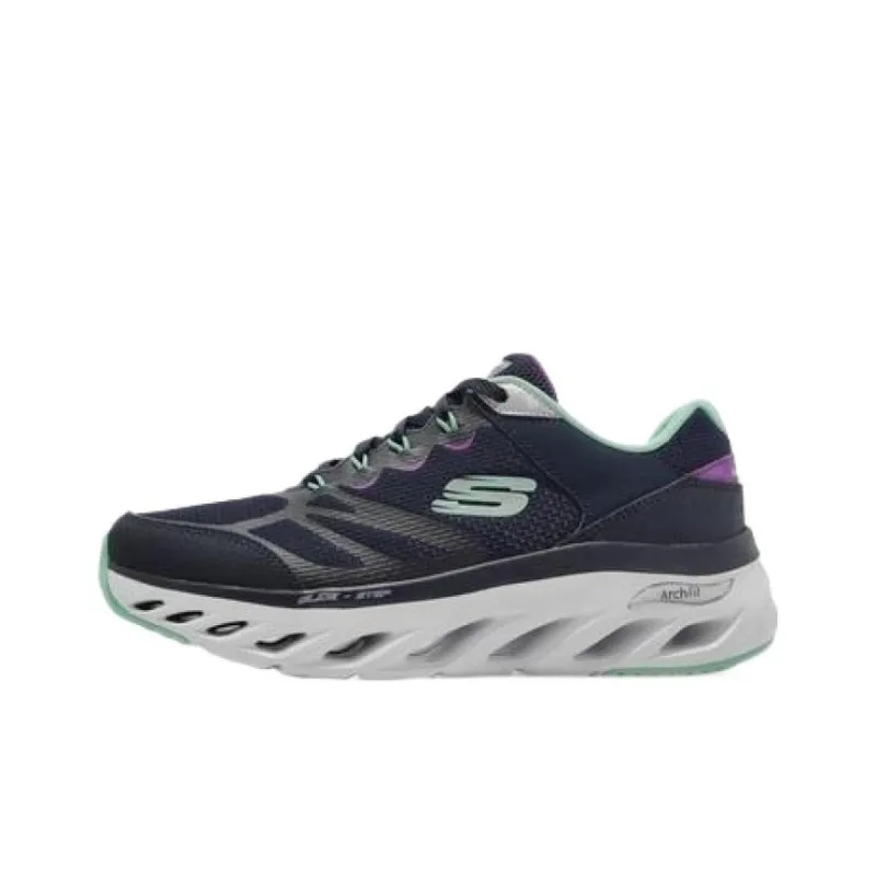 Skechers ARCH FIT GLIDE-STEP TRAIL Wear-Resistant Low-Top Casual Shoes Women's Black-0