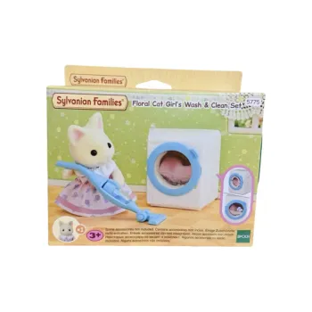 Sylvanian Families Flower Cat Loungewear Set Dolls Plush Doll Small Size Tall