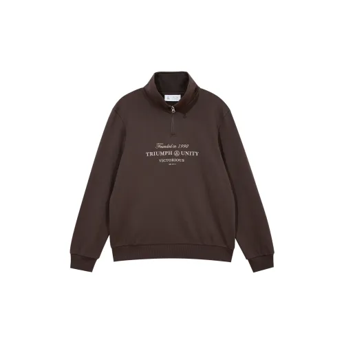 JACK&JONES Sweatshirts Men E09 Chocolate Brown