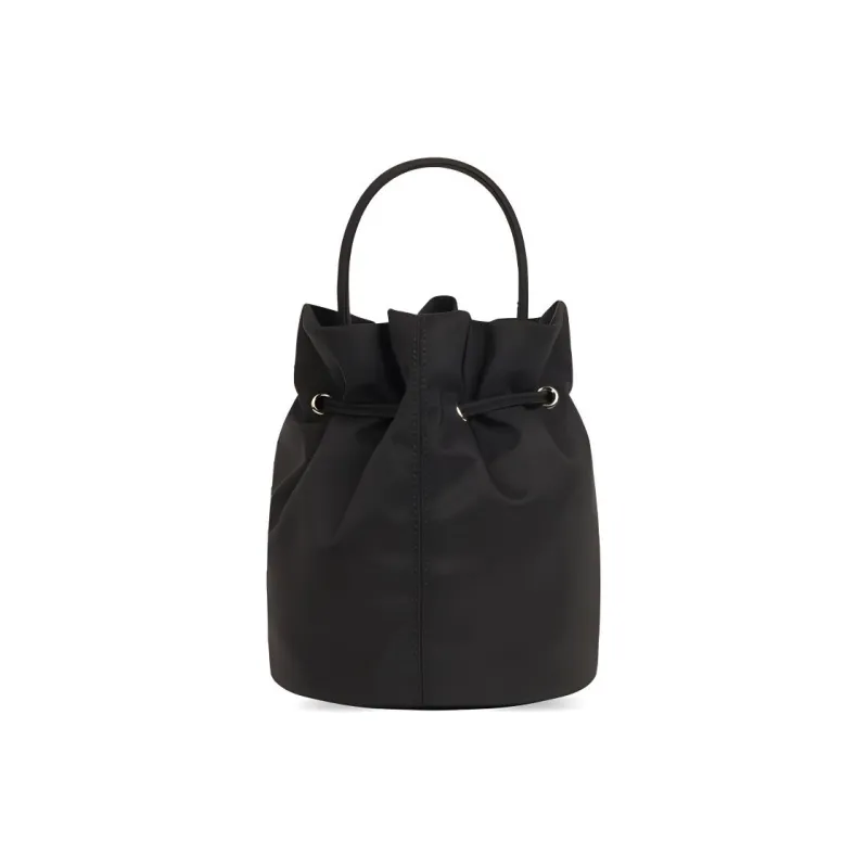 Balenciaga WHEEL Nylon Bucket Bag, Handbag, Shoulder Bag, Crossbody Bag Small Size Women's Black-2