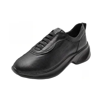 24hrs Koda Low-Top Casual Shoes 5cm Women's Black