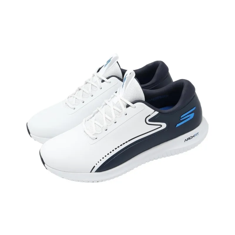 Skechers Go Golf Max 3 Shock-Absorbing Non-Slip Waterproof Breathable And Lightweight Low-Top Golf Shoes Men's White-2