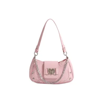 Bywhich PU Crescent Bag Shoulder Bag Regular Women's Pink