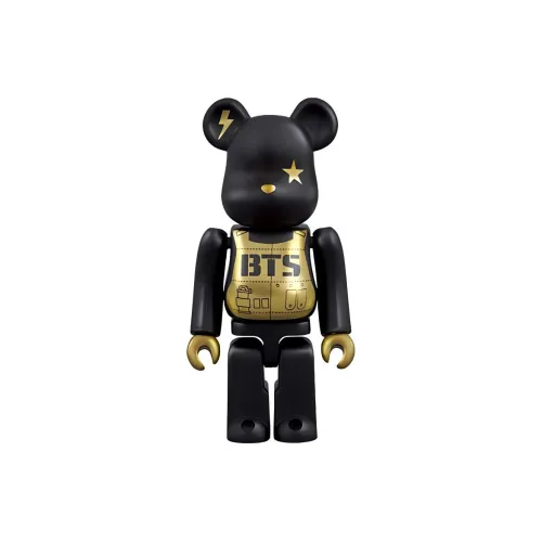 BE@RBRICK X Bts Black/Gold