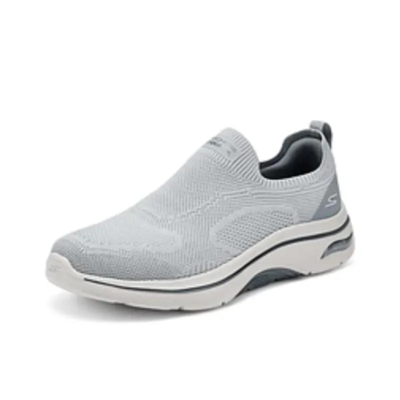 Skechers MEN'S GO WALK Slip Resistant Low Top Casual Shoes Men's Gray-2