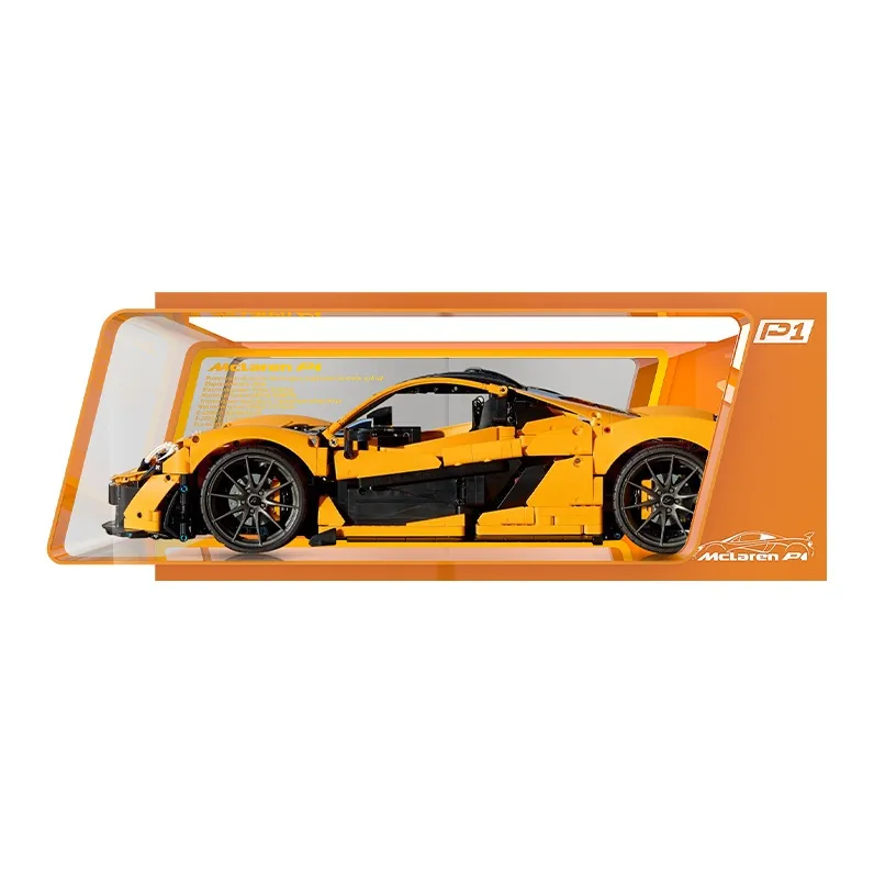 LIGHT YOUR BRICKS LeYiBai Compatibility Building Block 42172 McLaren P1 Racing Storage Box Model Accessories-1