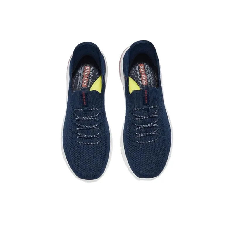 Skechers MENS USA Anti Slip Wear Resistant Low Top Casual Shoes Men's Blue-3