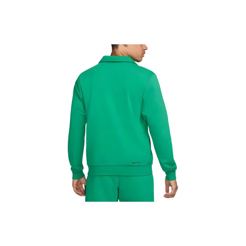 Nike Giannis Standard Issue 1/4-Zip Basketball Top Sweatshirt Men's Green-1