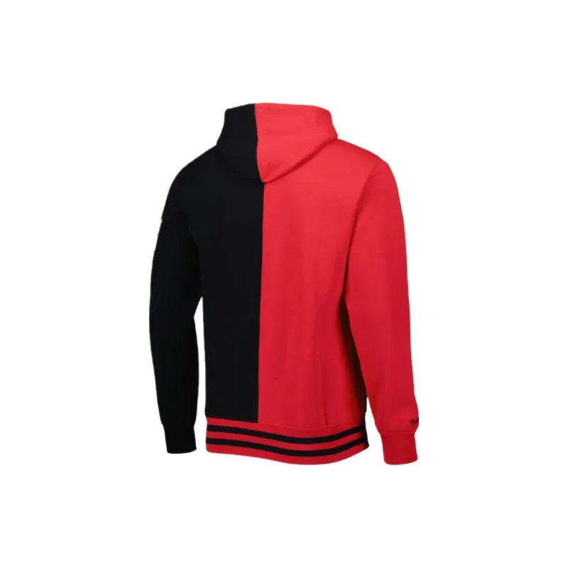 NBA Authmade Co-branded Model Mitchell & Ness Sweatshirt Men's Red/Black-1
