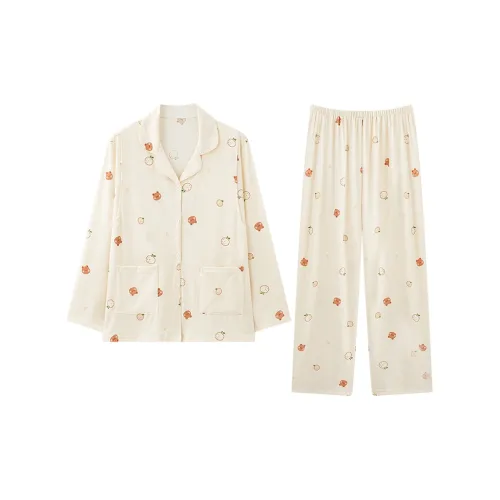 Ordifen Pajama Set Women's Ivory