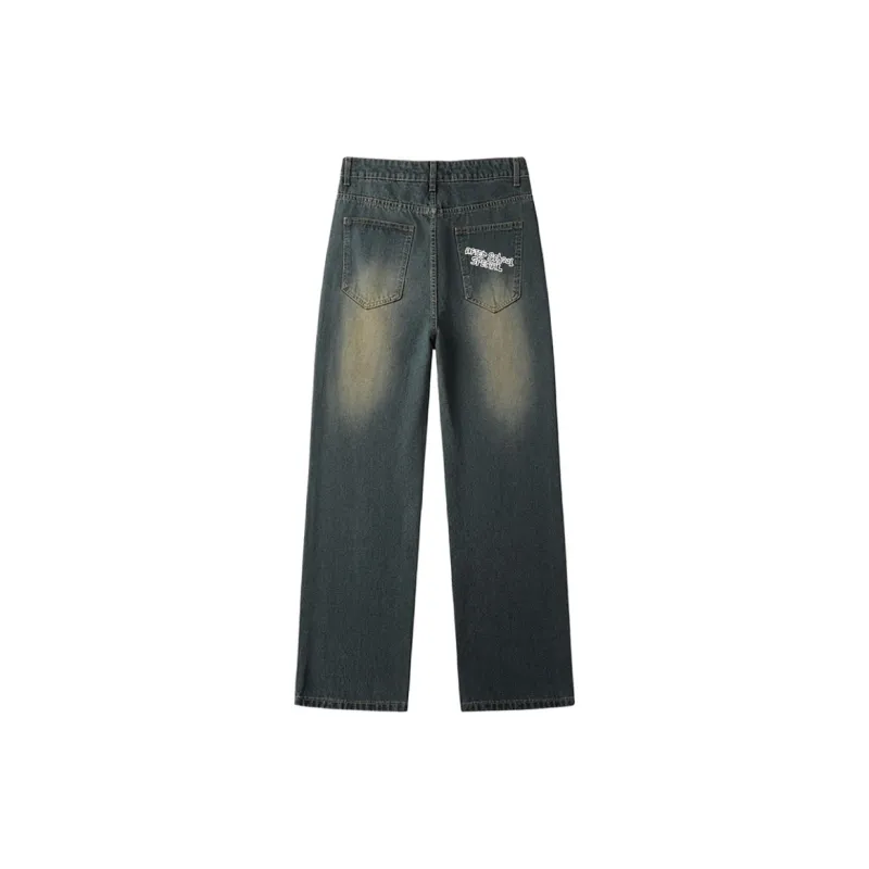 AFTER SCHOOL SPECIAL Jeans Unisex Vintage Blue-1